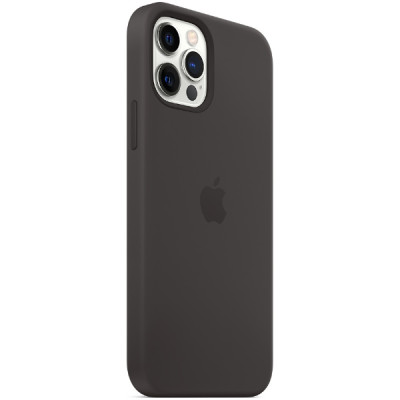 Силиконови гърбове Силиконови гърбове за Apple Iphone Луксозен силиконов гръб оригинален MHKX3ZM/A OFFICIAL Apple Silicone Case With MagSafe за Apple iPhone 12 mini 5.4 черен